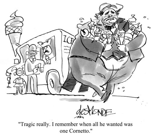 '...I remember when all he wanted was one Cornetto.'