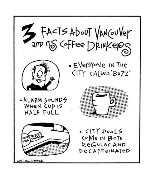 Vancouver and its coffee drinkers.