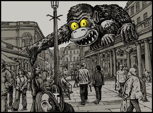 Giant Monkey in Bath