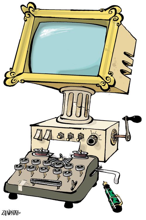 Old-fashioned computer