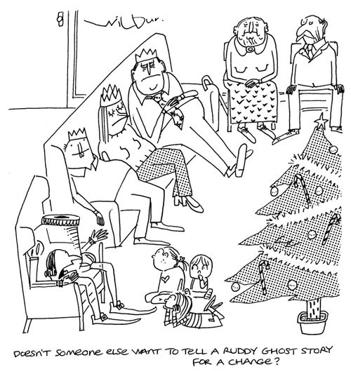 'Doesn't someone else want to tell a ruddy ghost story for a change?'