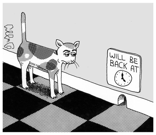 Will be back at 4...