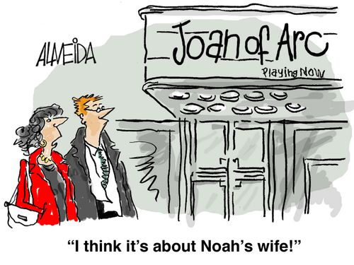'I think it's about Noah's wife!'