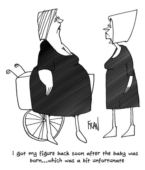 I got my figure back right after the baby was born...which was a bit unfortunate