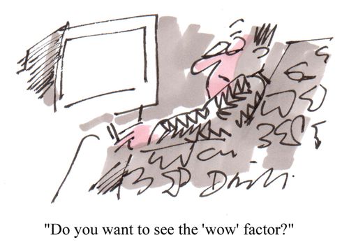 'Do you want to see the 'wow' factor?'