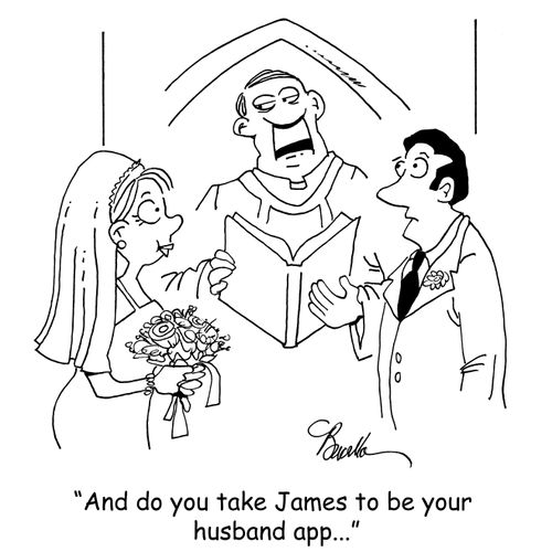 "And do you take James to be your husband app..."