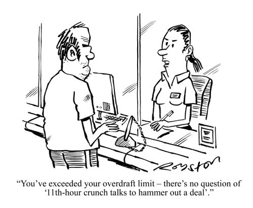 Overdraft limit.
