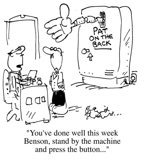 Pat on the back machine