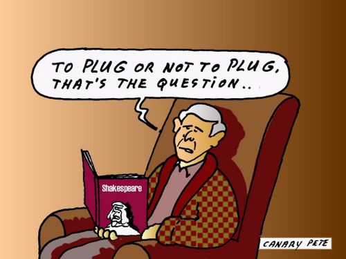 To plug or not to plug, that's the question.