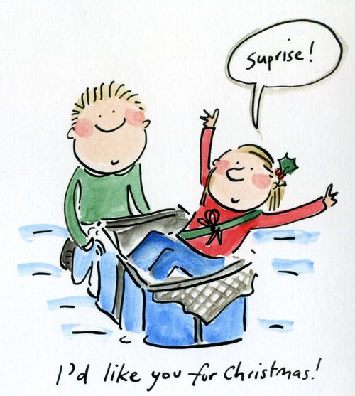 I'd like you for Christmas.