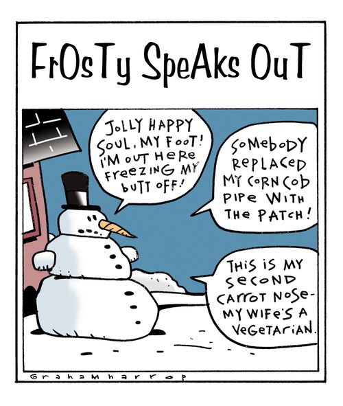 Frosty Speaks Out