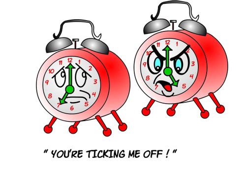 'You're ticking me off!'