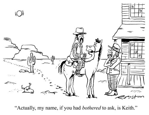 Horse 'with no name' tells rider: 'Actually, my name, if you had BOTHERED to ask, is Keith.'