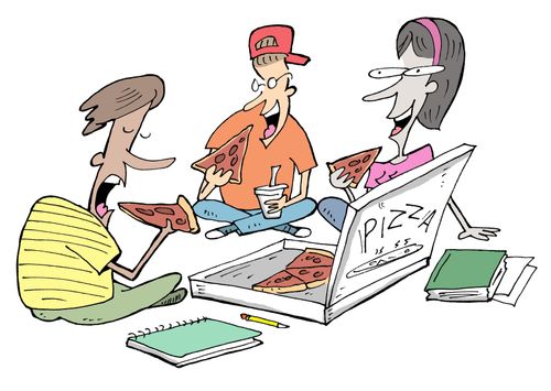 Pizza Study Party