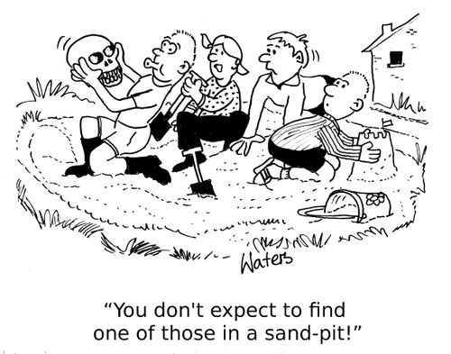 'You don't expect to find one of those in a sand-pit!'