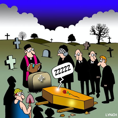 ZZZZZ comes from coffin. 