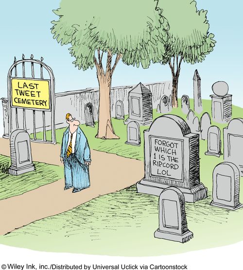Last Tweet Cemetery.