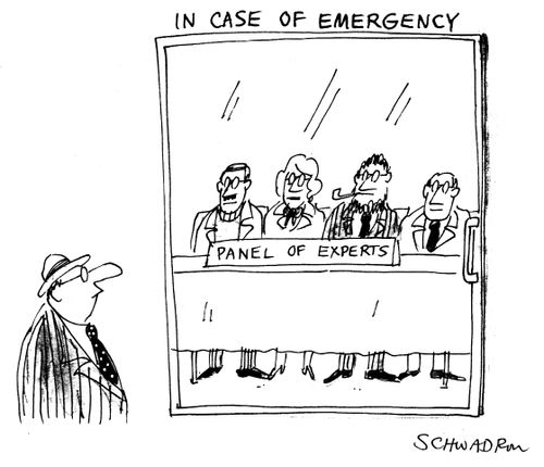 Panel with Experts to be broken in case of emergency