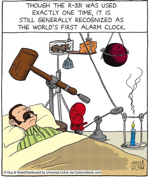 Though the R-331 was used exactly one time, it is still generally recognized as the worlds first alarm clock.
