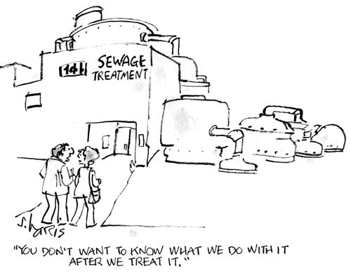 "You don't want to know what we do with it after we treat it."