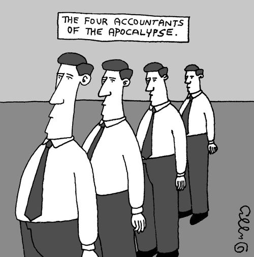 The Four Accountants of the Apocalypse.