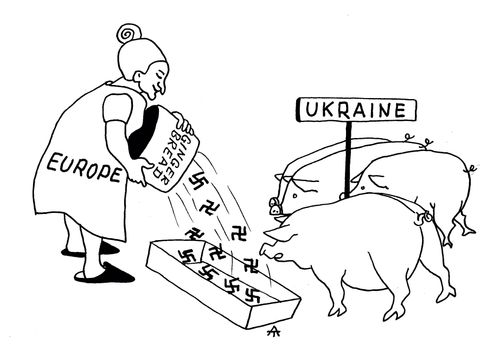 Europe Feeding the Ukraine Fascism.