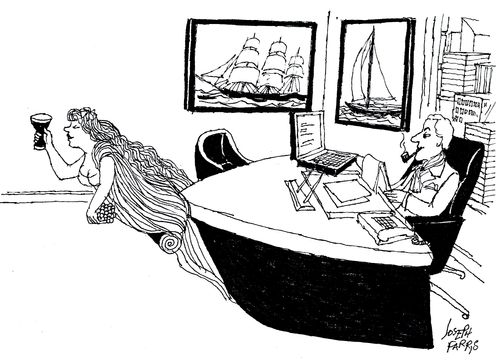 Desk With Figurehead.