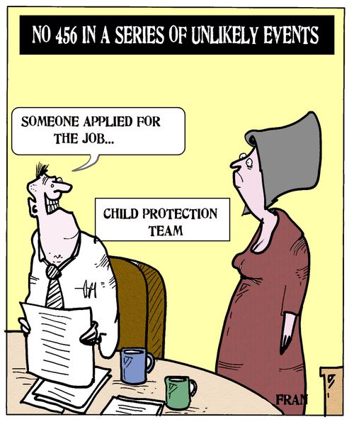 Child Protection Team: 'Someone applied for the job...'