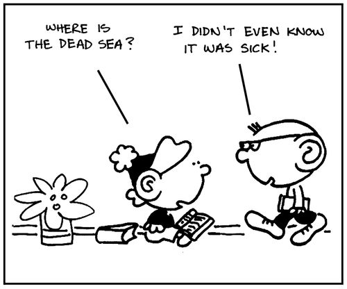 'Where is the Dead sea?'