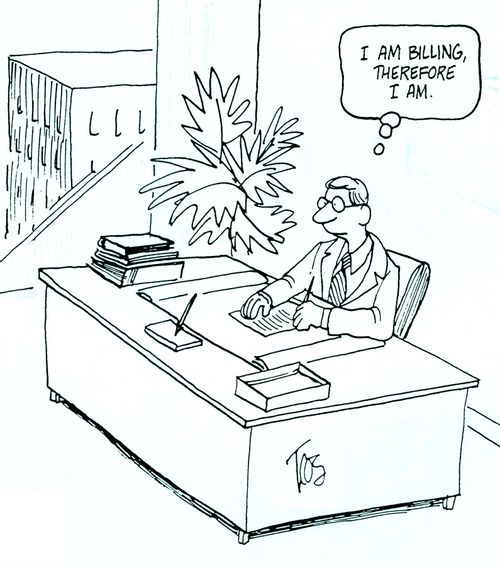 I am billing, therefore I am.