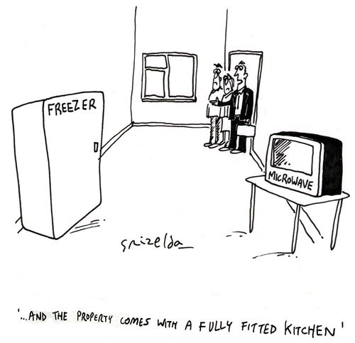 '...and the property comes with a fully fitted kitchen'
