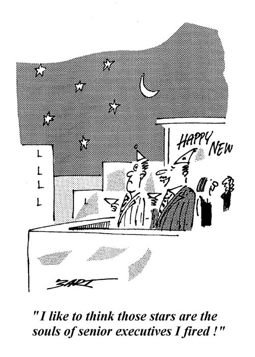 "I like to think those stars are the souls of Senior Executives I fired!"