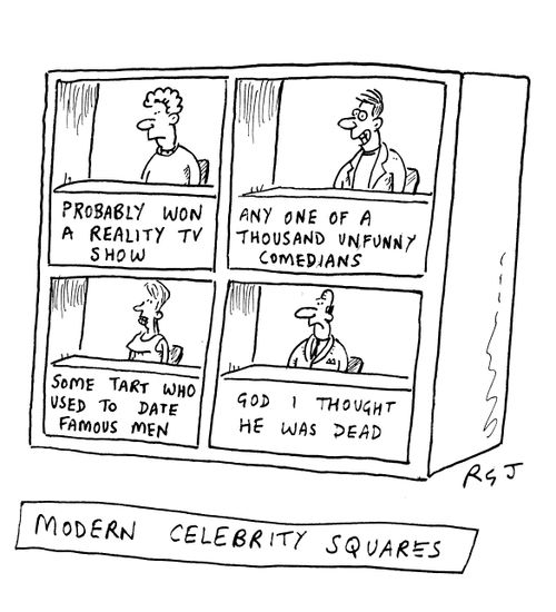 Modern Celebrity Squares.