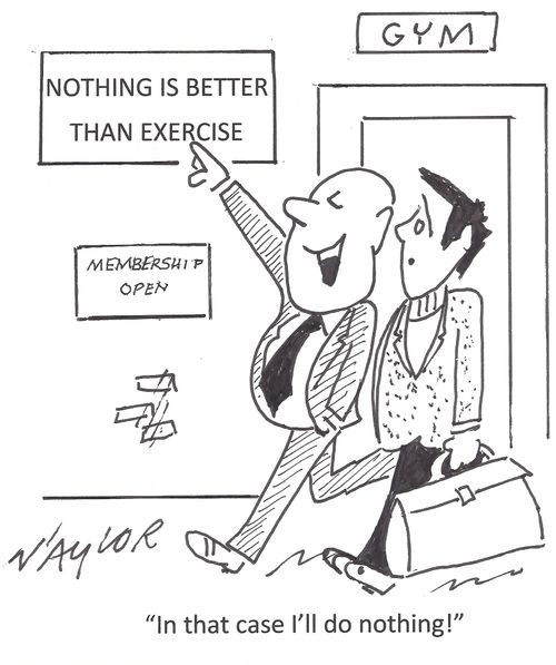 'In that case I'll do nothing!'
