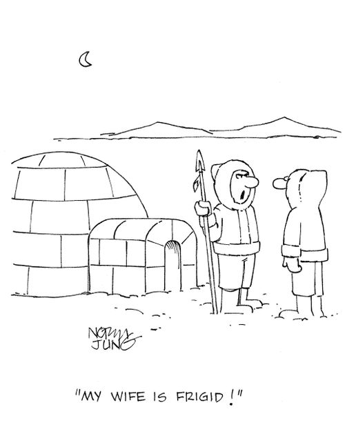 'My wife is frigid!'