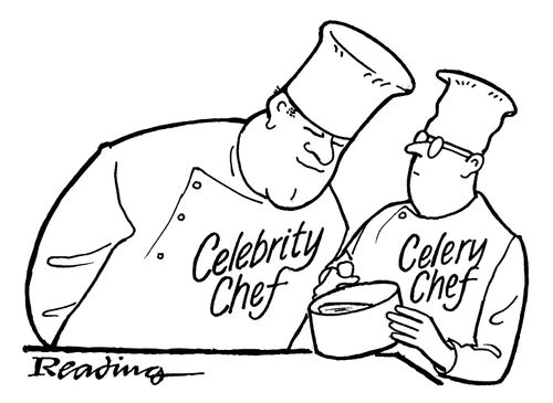 'Celebrity chef'     'Celery chef'