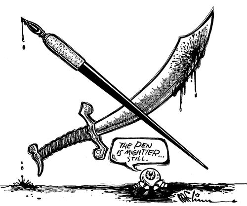 'The Pen Is Mightier...Still.'