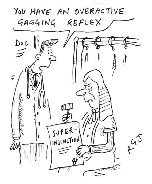 'You have an over reactive gagging reflex.'