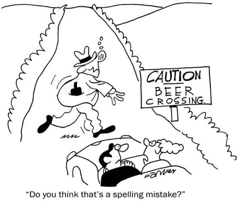 "Do you think that's a spelling mistake?"