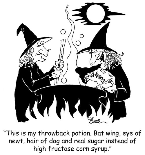 'This is my throwback potion. Bat wing, eye of newt, hair of dog and real sugar instead of high fructose corn syrup.'