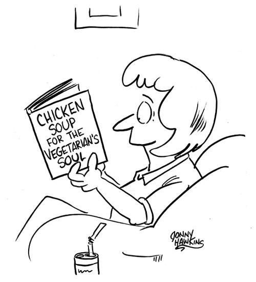 'Chicken Soup for the Vegetarian's Soul.'