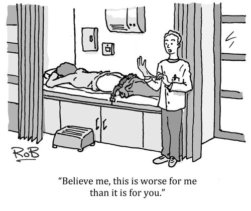 'Believe me, this is worse for me than it is for you.'