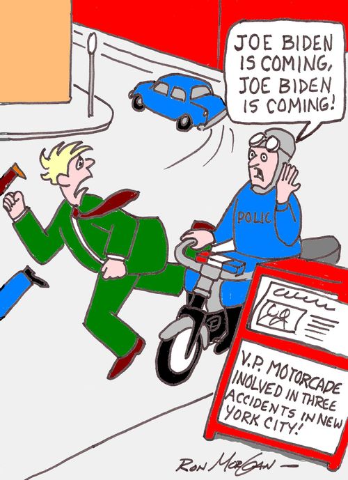 Joe Biden is coming.
