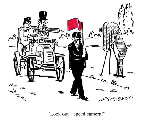'Look out - speed camera!'