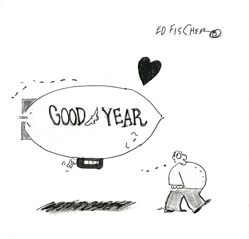 A blimp falls in love with a fat man.