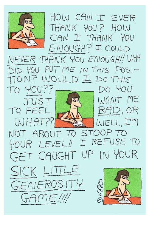 Sick Little Generosity Game.
