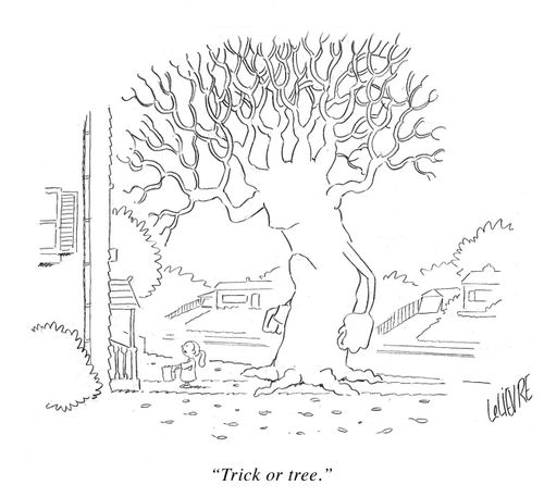 'Trick or tree.'