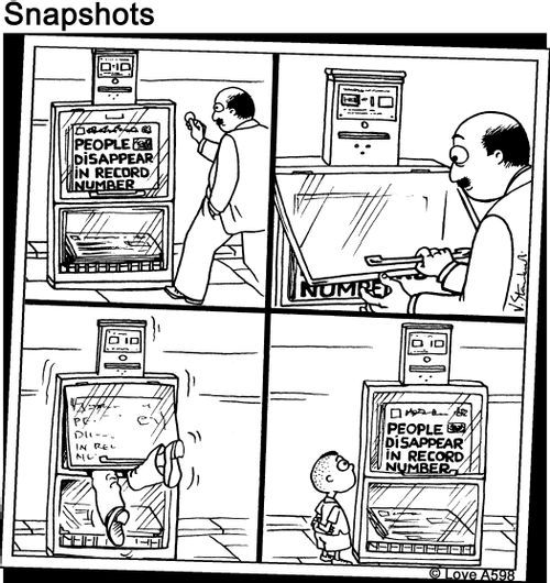 Vending Machine - People Disappear in Record Numbers.