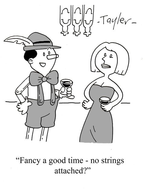 'Fancy a good time - no strings attached?'