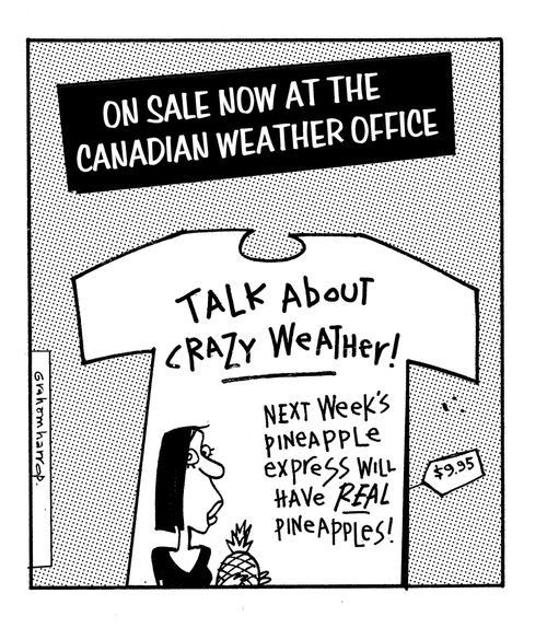 Talk about crazy weather...